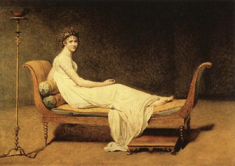 Jacques-Louis David Portrait of Madame Recamier